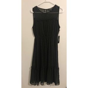 Polka dot midi dress